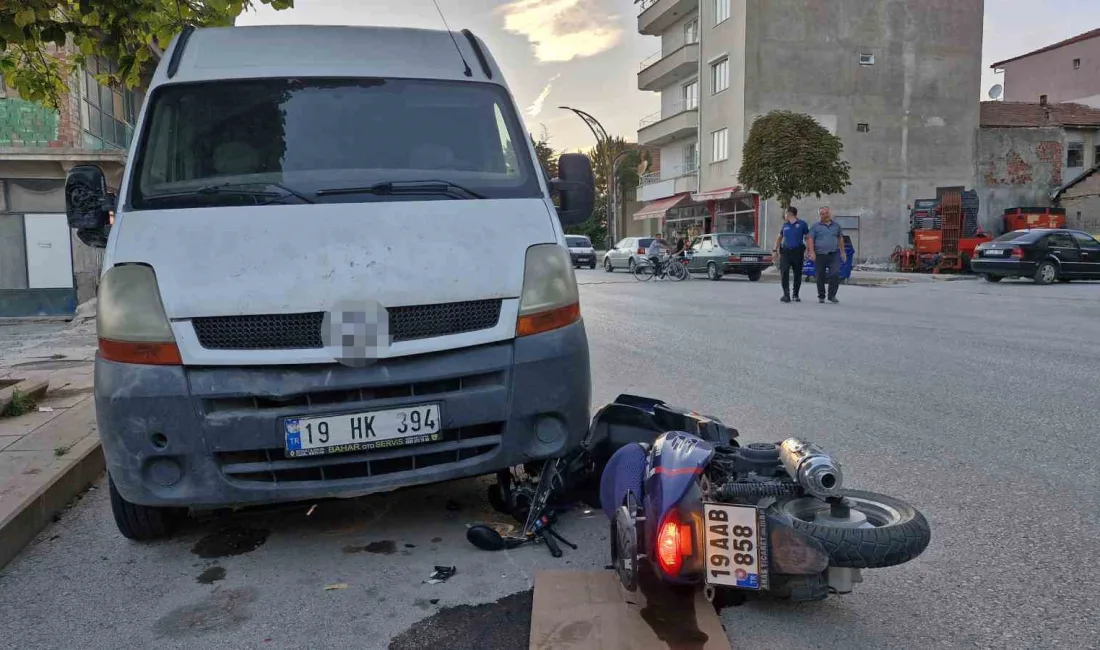 ÇORUM'UN ALACA İLÇESİ'NDE MEYDANA