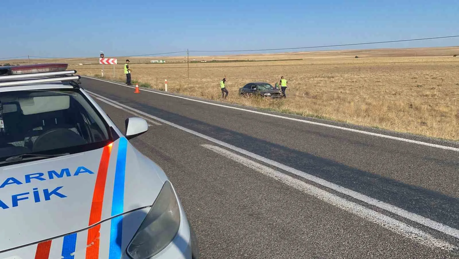 Konya’da otomobil şarampole uçtu: 3 yaralı