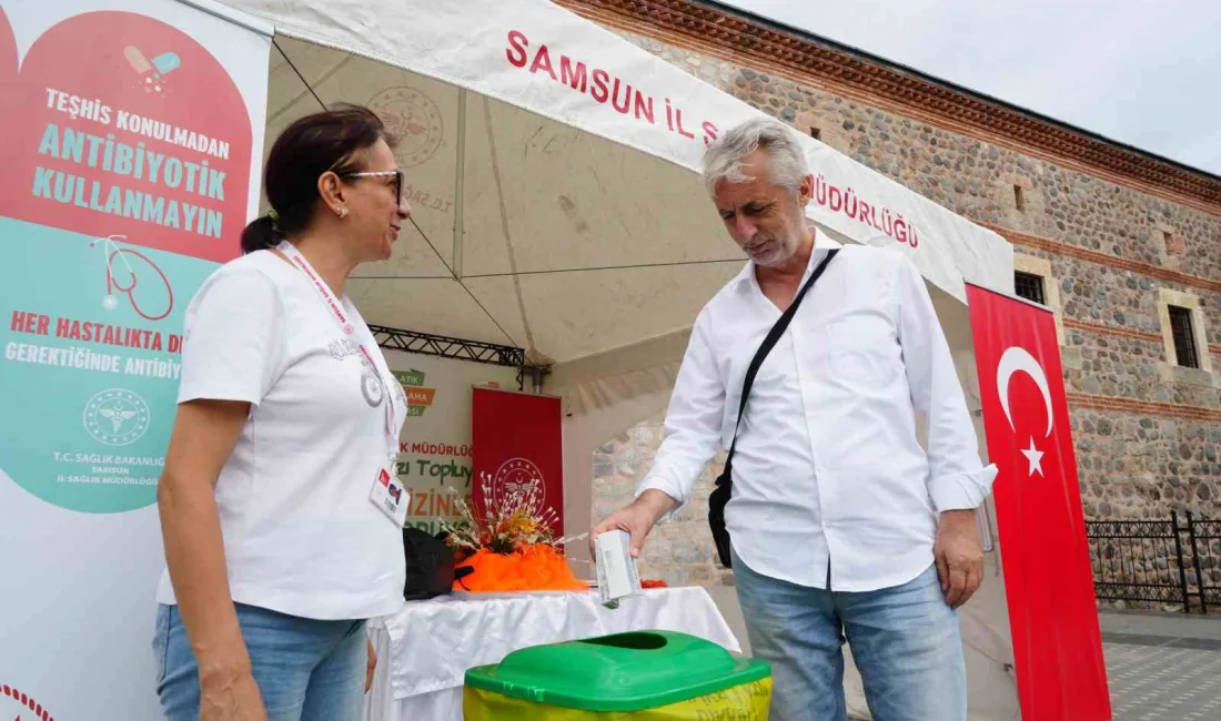 SAMSUN'DA KURULAN ATIK İLAÇ