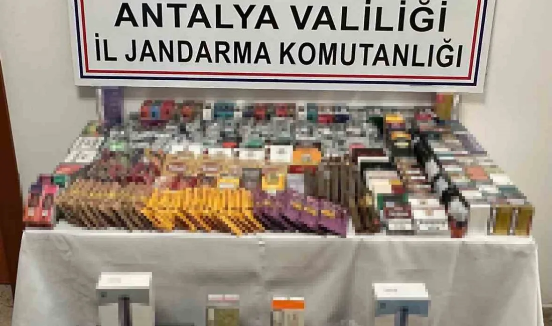 ANTALYA'NIN MANAVGAT İLÇESİNDE KAÇAKÇILIK