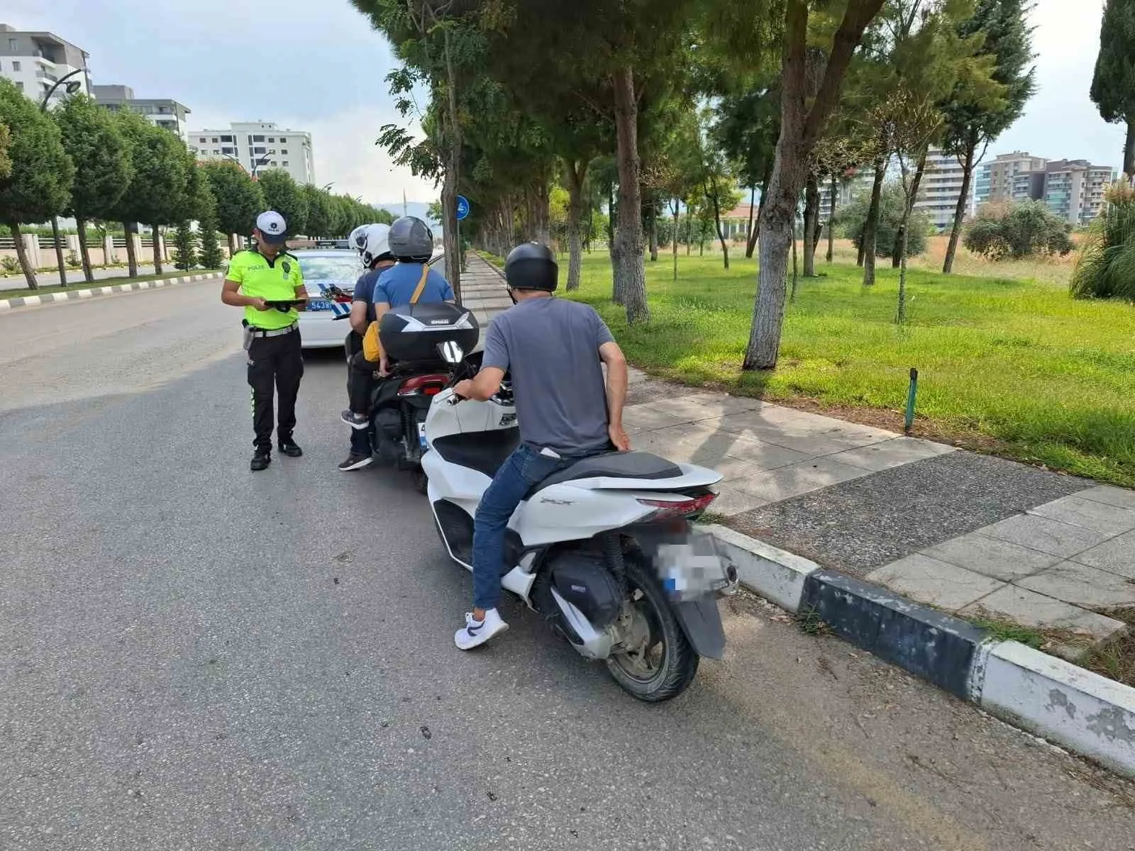 Manisa’da 35 motosiklet trafikten men edildi