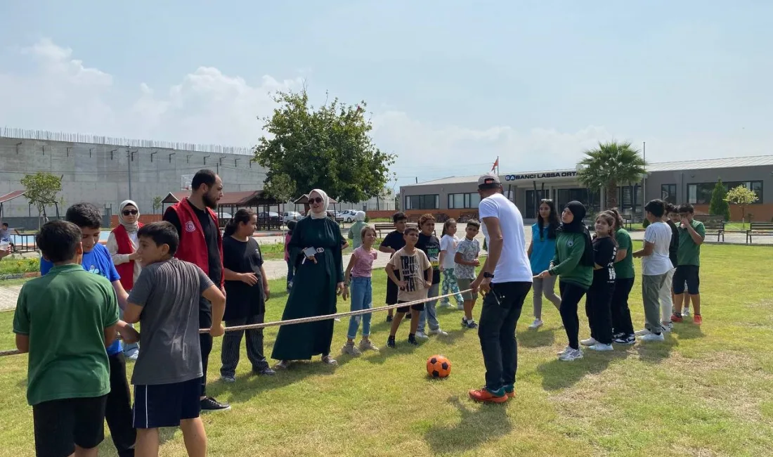 HATAY'IN DÖRTYOL İLÇESİNDE, GENÇLİK VE SPOR BAKANLIĞINCA BAŞLATILAN "MERKEZİM HER