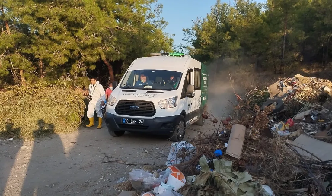 MERSİN'İN BOZYAZI İLÇESİNDE ÇÖPLÜKTE