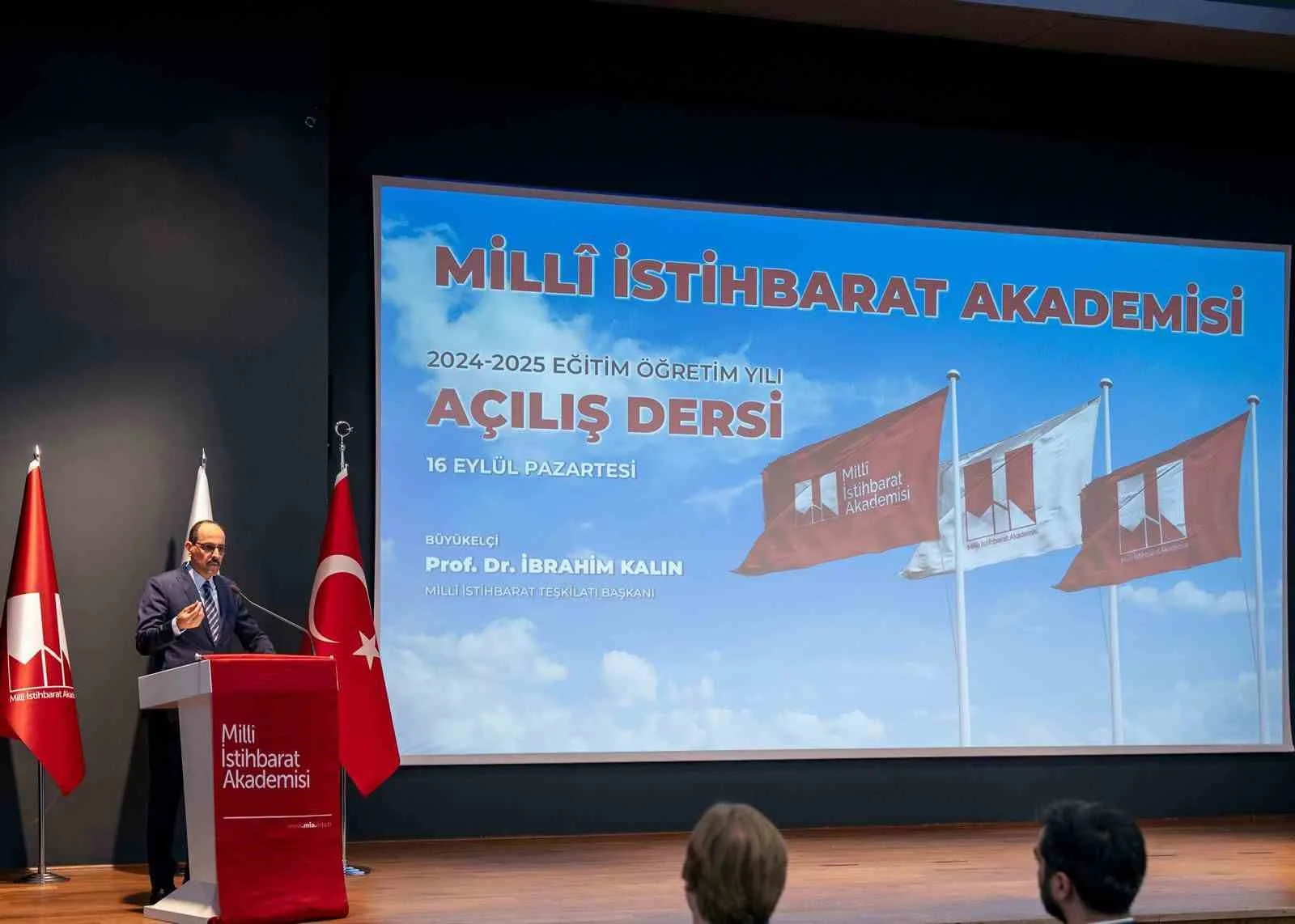 MİLLİ İSTİHBARAT AKADEMİSİ EĞİTİM HAYATINA MİLLİ İSTİHBARAT TEŞKİLATI (MİT) BAŞKANI