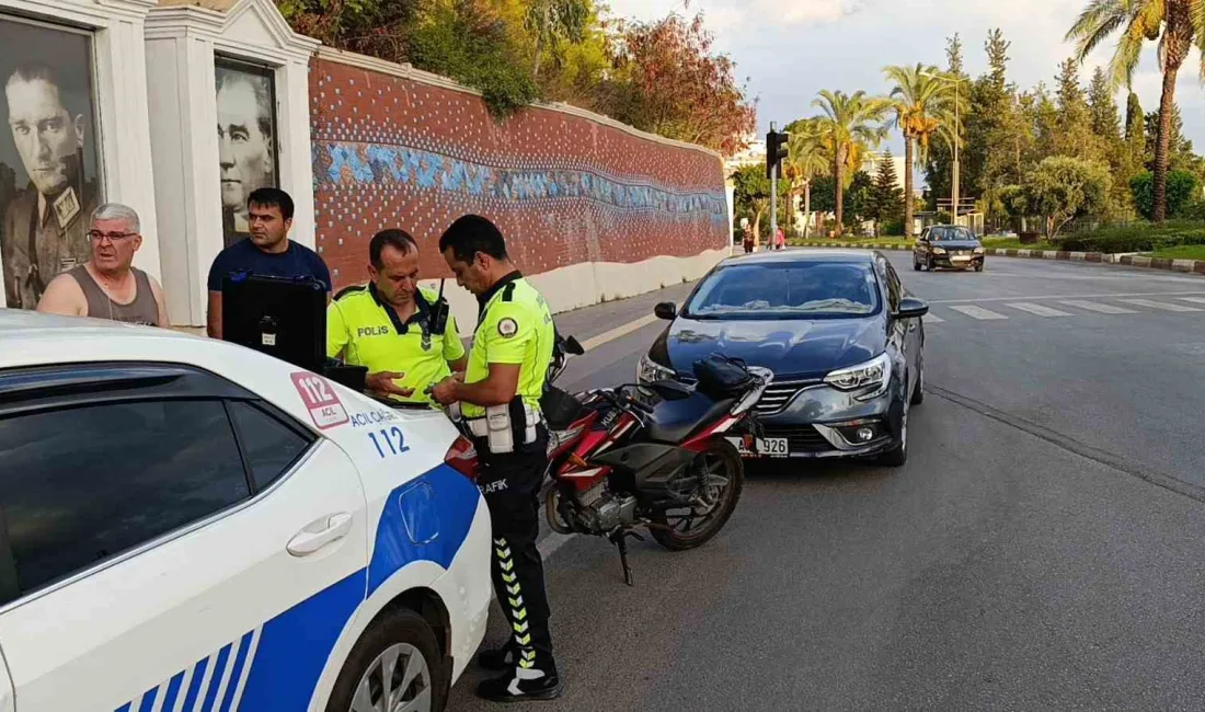 MANAVGAT’TA SÜRÜCÜSÜNÜN KIRMIZI IŞIK