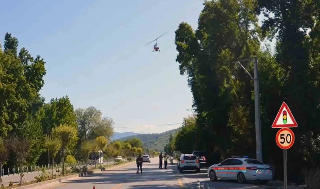 MUĞLA’DA CAYROKEPTER İLE TRAFİK