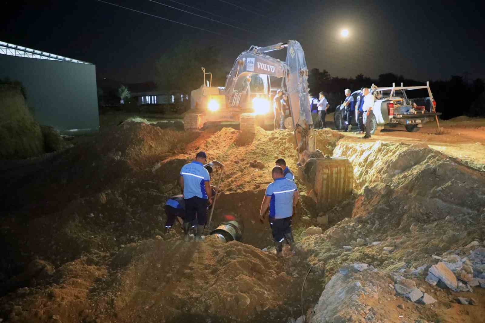 MUSKİ Menteşe’de su kesintisi yaşatmadı