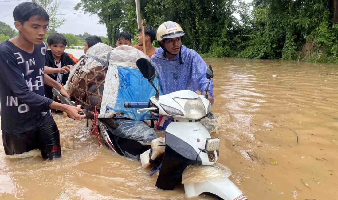 MYANMAR'DA ETKİLİ OLAN ŞİDDETLİ