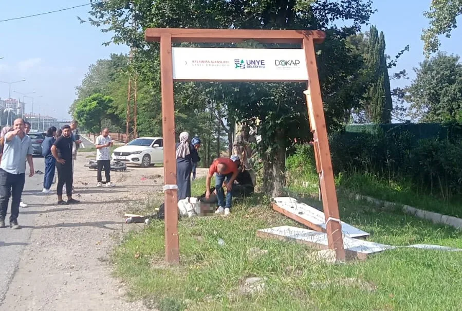 ORDU'NUN ÜNYE İLÇESİNDE MEYDANA