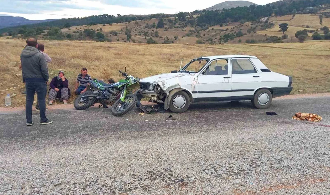 ÇORUM'UN OSMANCIK İLÇESİNDE MEYDANA