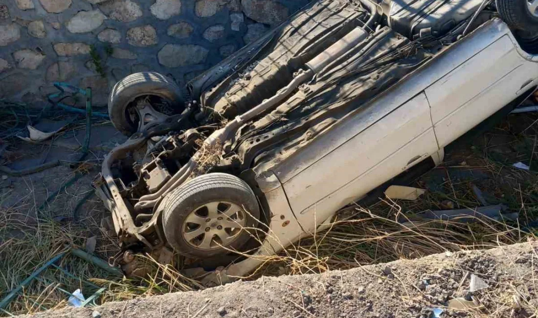 ADIYAMAN'IN GÖLBAŞI İLÇESİNDE OTOMOBİLİN