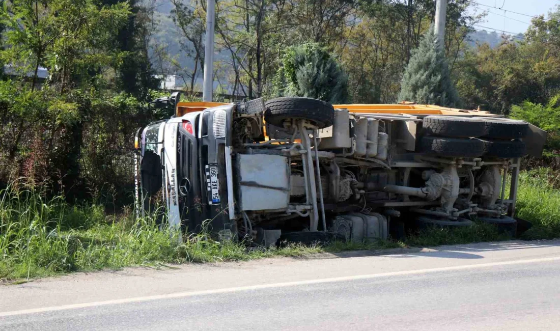 SAKARYA’NIN ARİFİYE İLÇESİNDE SÜRÜCÜSÜNÜN