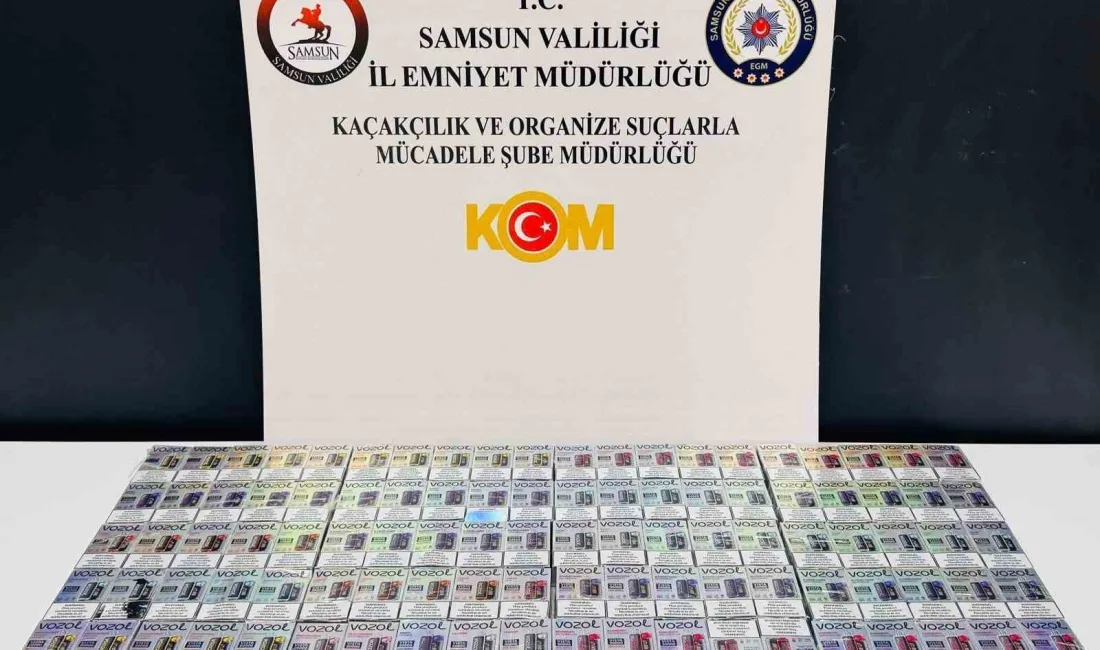 SAMSUN’DA POLİS TARAFINDAN 100