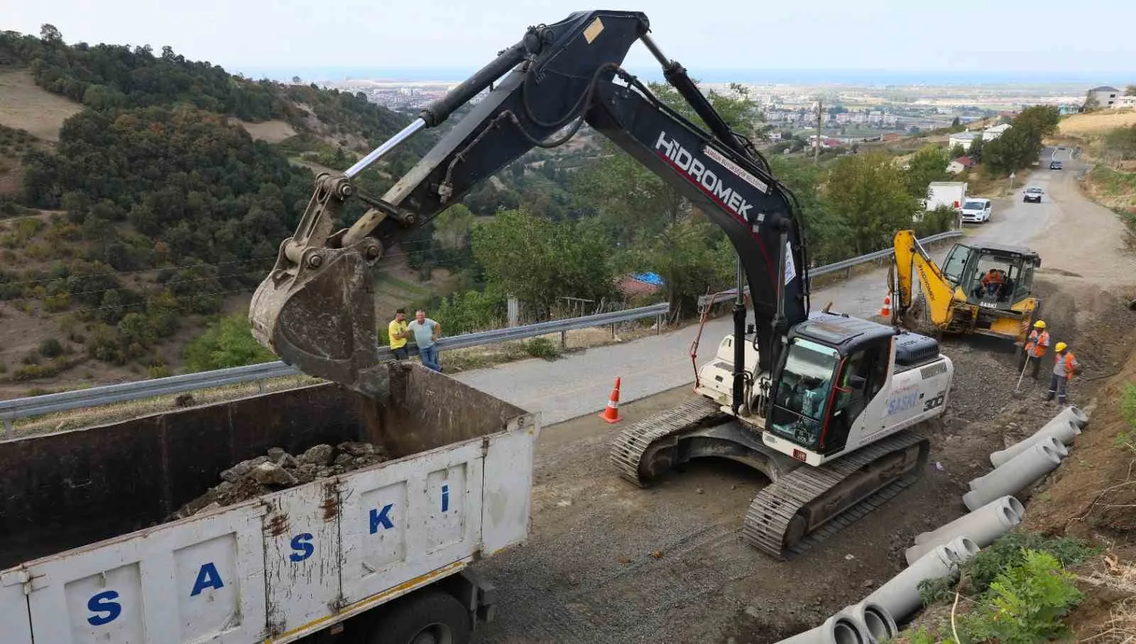 Samsun’da 3 ilçeye atık su hattı