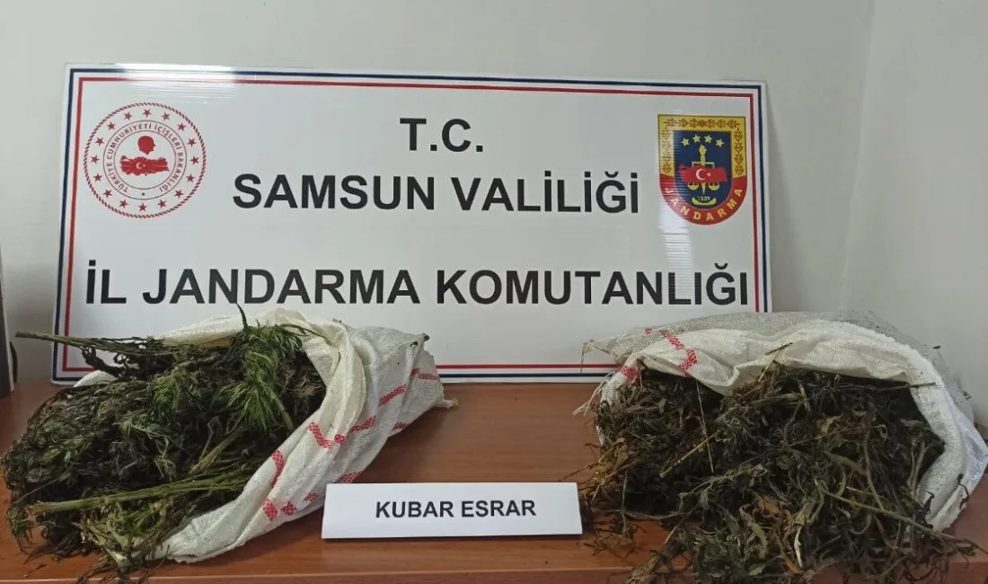 SAMSUN'DA JANDARMA EKİPLERİ TARAFINDAN