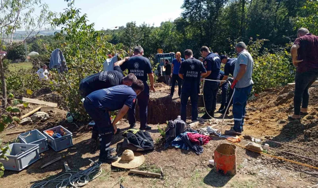 SAMSUN'DA SU ÇIKARMAK İÇİN