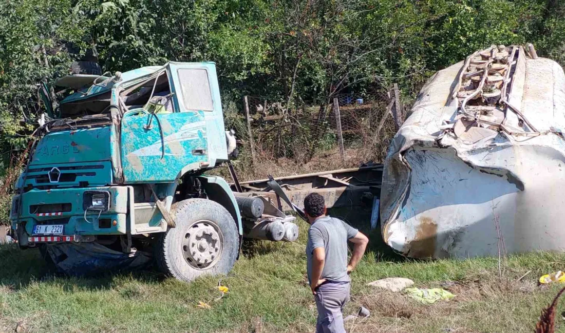 SAMSUN'DA YOLDAN ÇIKAN SULAMA