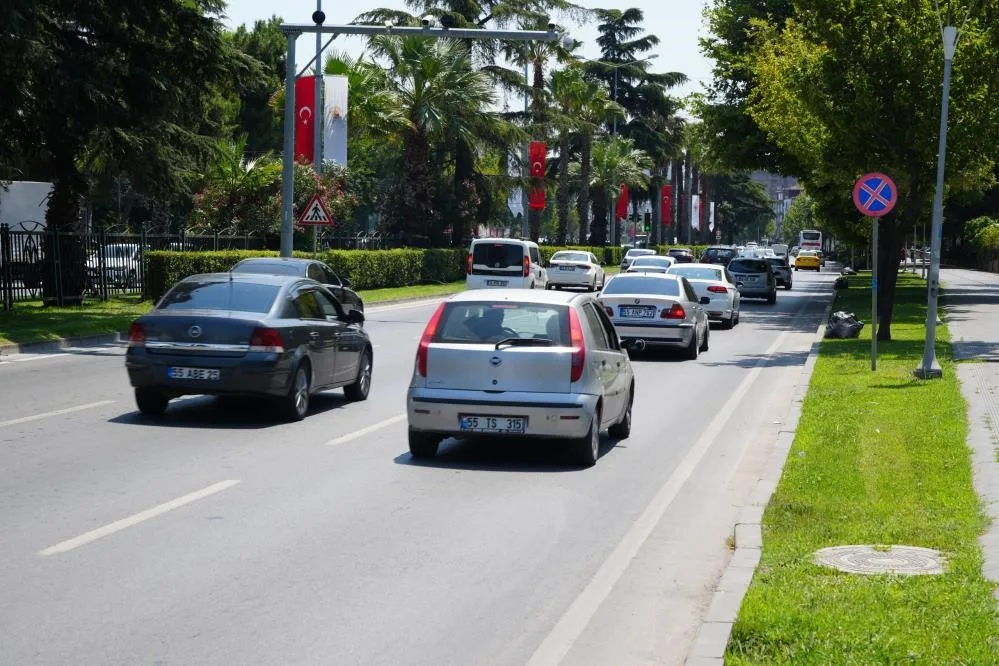 Samsun’da trafiğe kayıtlı araç sayısı 482 bini geçti