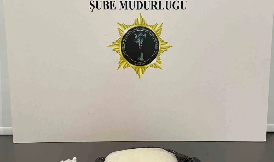 SAMSUN'DA NARKOTİK POLİSİ TATAFINDAN