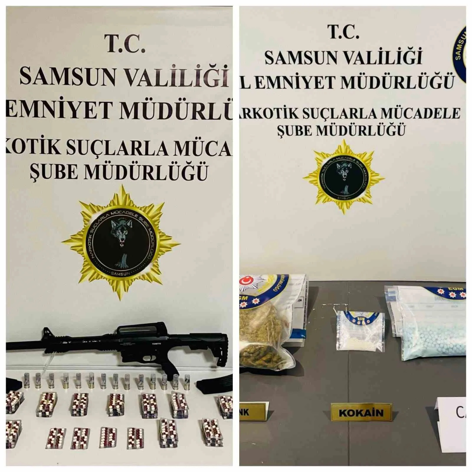 Samsun’da uyuşturucu ticaretinden 4 kişi gözaltına alındı