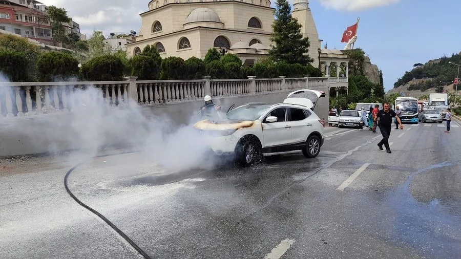 HATAY’DA SEYİR HALİNDEYKEN MOTOR