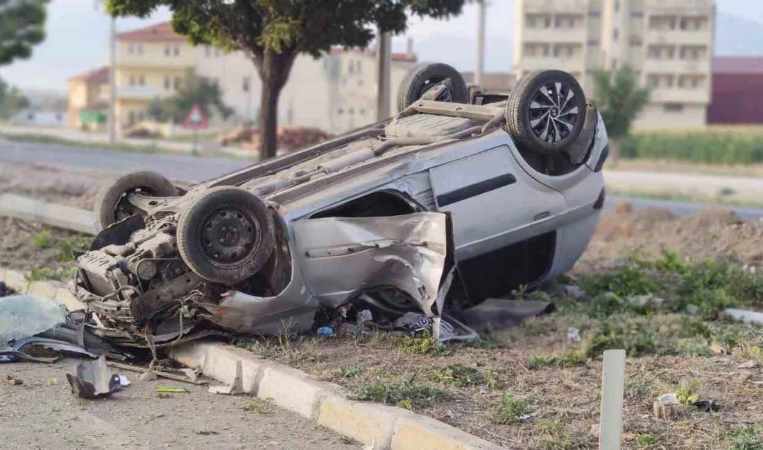 AFYONKARAHİSAR’DA KONTROLDEN ÇIKARAK ORTA