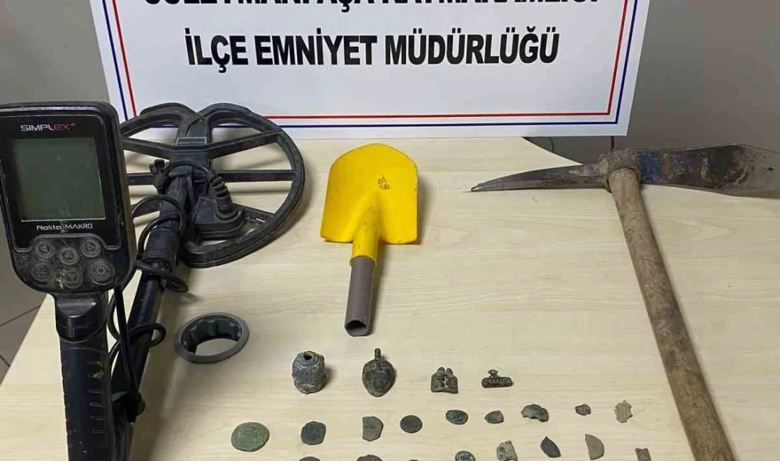 TEKİRDAĞ’DA SÜLEYMANPAŞA İLÇE EMNİYET MÜDÜRLÜĞÜ EKİPLERİNCE DURDURULAN BİR ARAÇTA 44