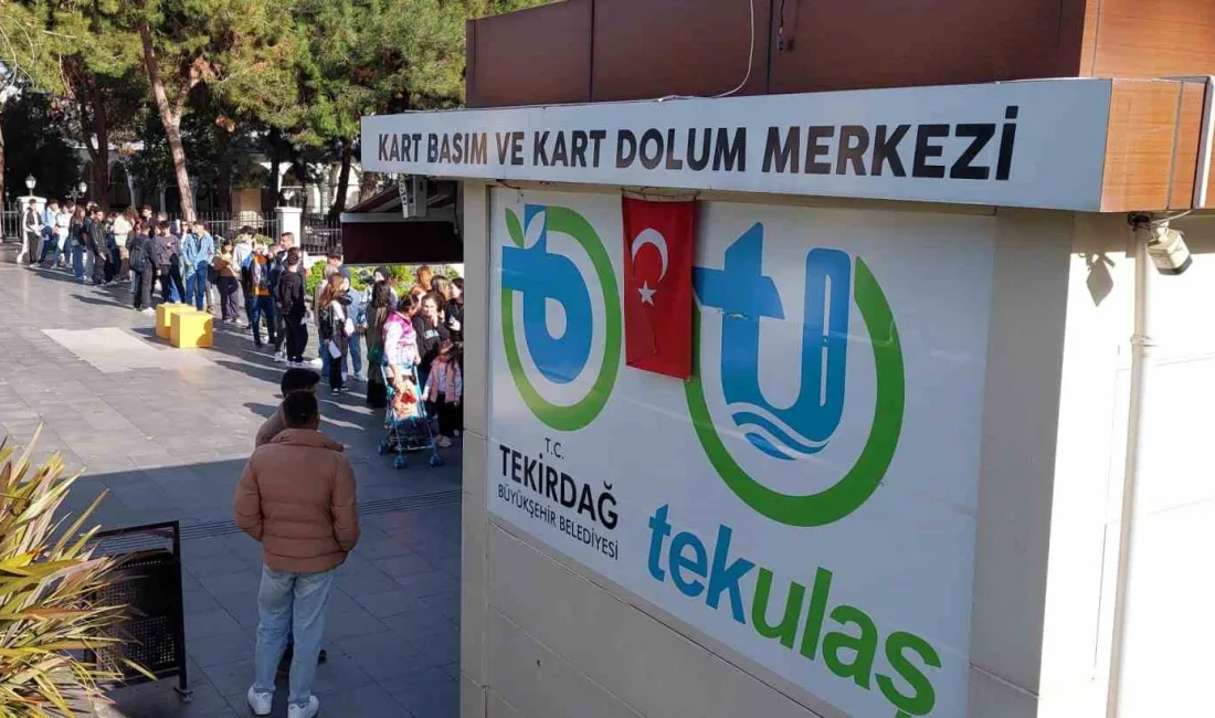 TEKİRDAĞ'DA TOPLU TAŞIMA KARTI