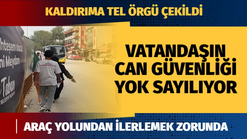 İnegöl’de Tel Örgüler Nedeniyle Vatandaşın Can Güvenliği Yok Sayılıyor