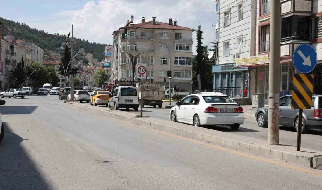 TOKAT'TA TRAFİK PROBLEMİ 'YEŞİL