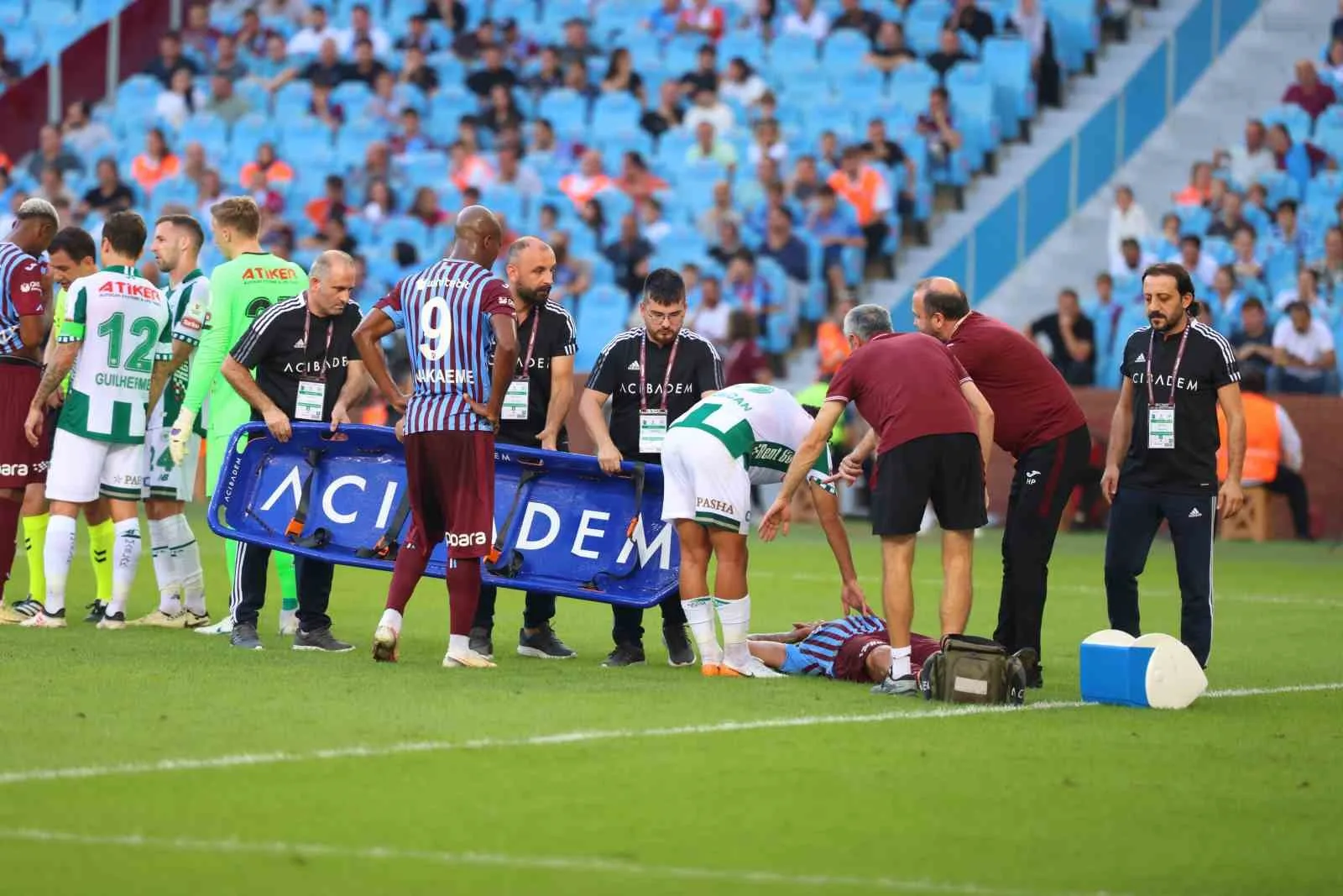 Trendyol Süper Lig: Trabzonspor: 2 – Konyaspor: 1 (İlk yarı)