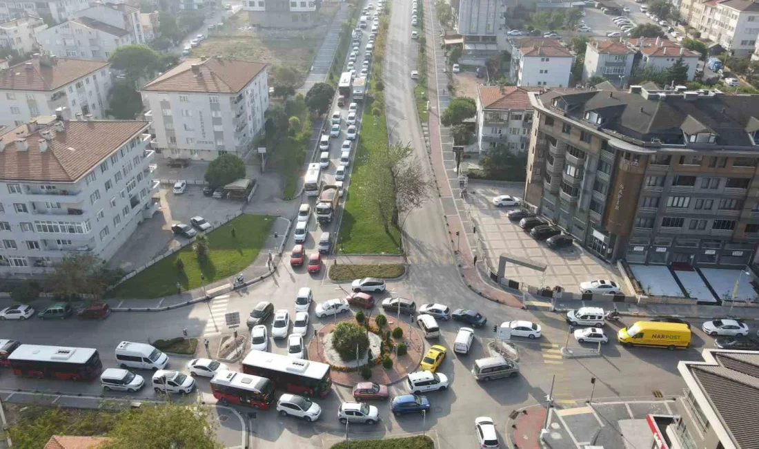 BANDIRMA'DA KAPANAN YOL DRONE