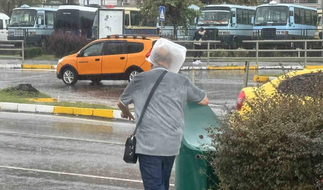 ZONGULDAK(İHA)-ZONGULDAK’TA ETKİLİ OLAN SAĞANAK