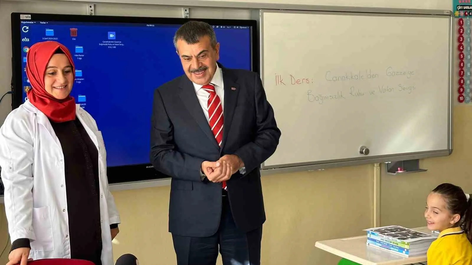 YENİ EĞİTİM-ÖĞRETİM YILININ BAŞLAMASIYLA ANKARA’DAKİ ARJANTİN İLKOKULU'NDAKİ ÖĞRENCİLERLE BİR ARAYA