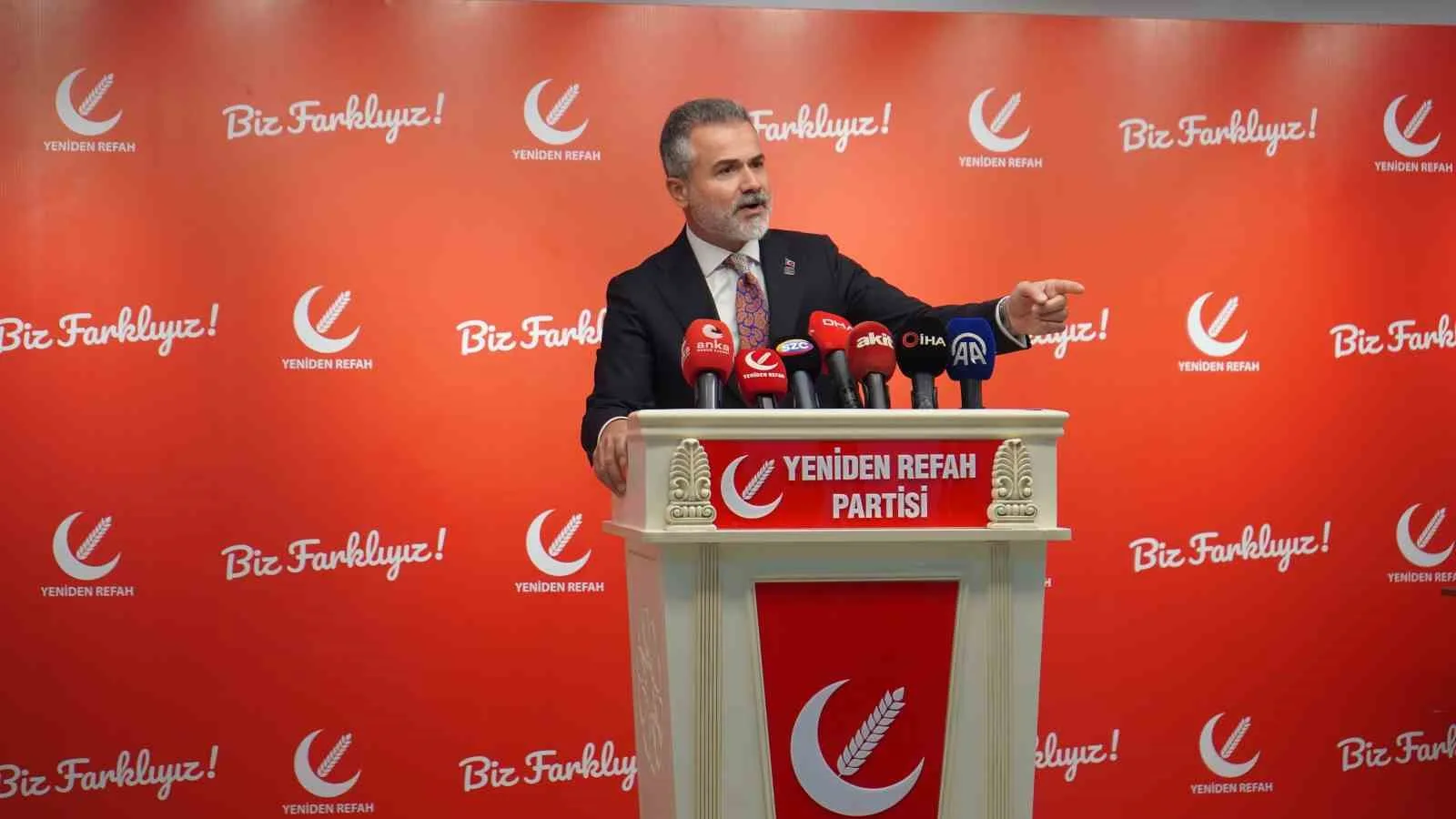 YENİDEN REFAH PARTİSİ GENEL BAŞKANI KILIÇ, GENEL MERKEZDE YAPILAN MERKEZ