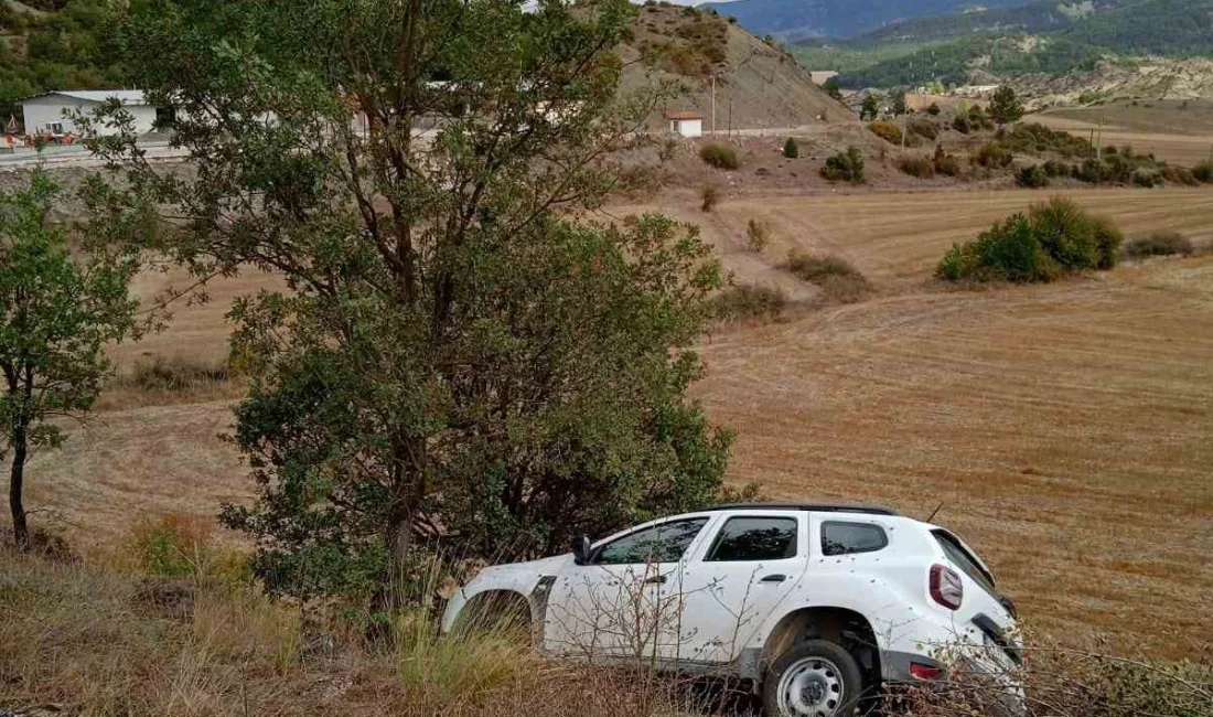 BOLU’DA BARİYERLERİ AŞARAK YOLDAN