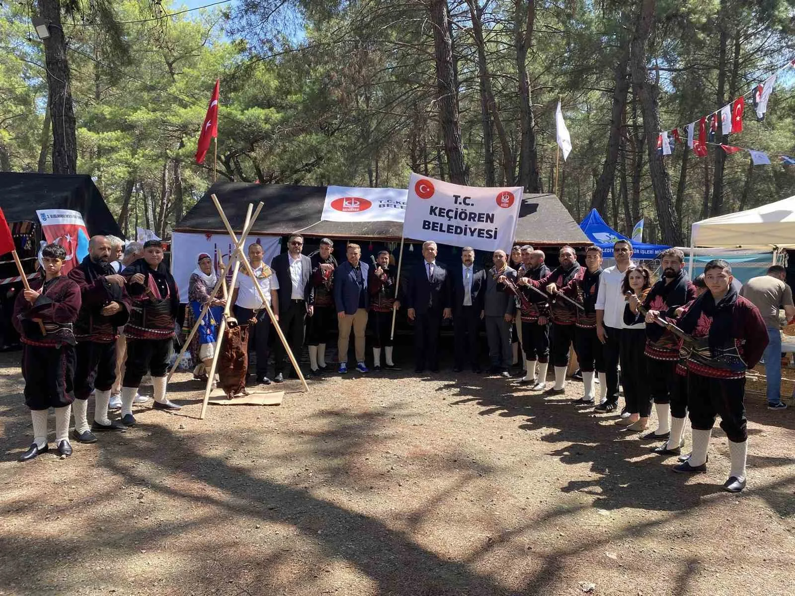 YÖRÜK FESTİVALİ'NDE KEÇİÖREN STANDINA BÜYÜK İLGİ GÖSTERİLDİ