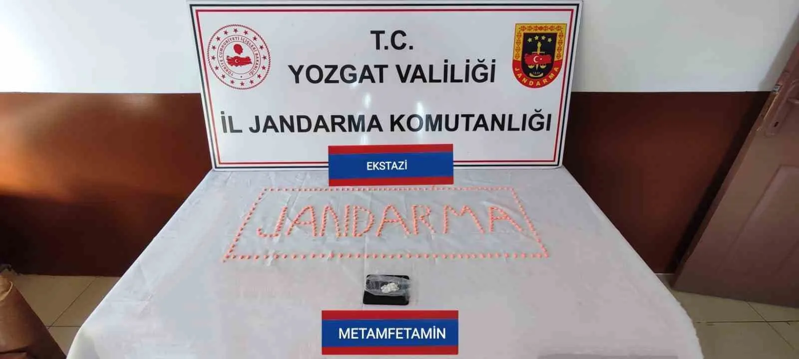 Yozgat’ta 296 adet uyuşturucu hap ele geçirildi