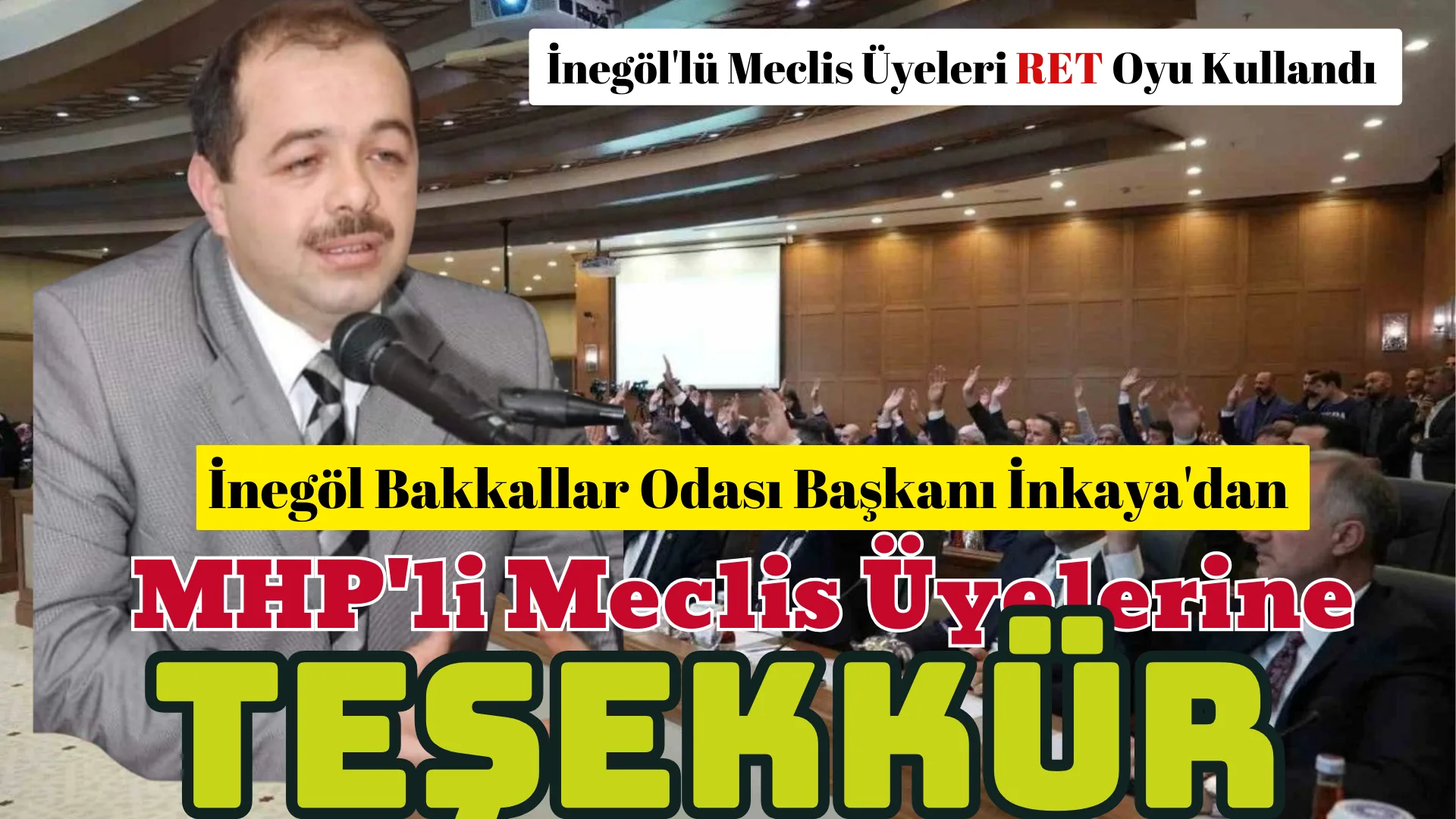 Başkan Hakan İnkaya’dan, MHP’li Meclis Üyelerine Teşekkür