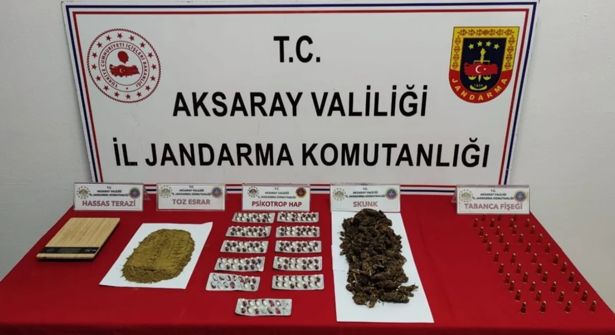 Aksaray’da uyuşturucu operasyonu: 2 tutuklama