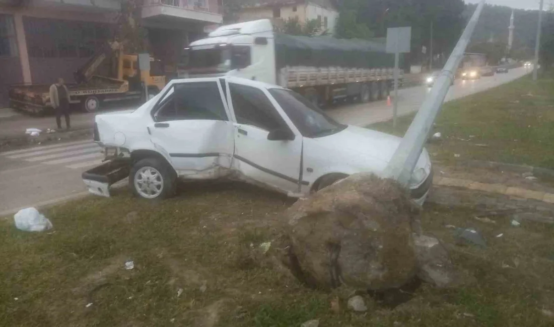 AMASYA’DA YOLDA KONTROLDEN ÇIKAN