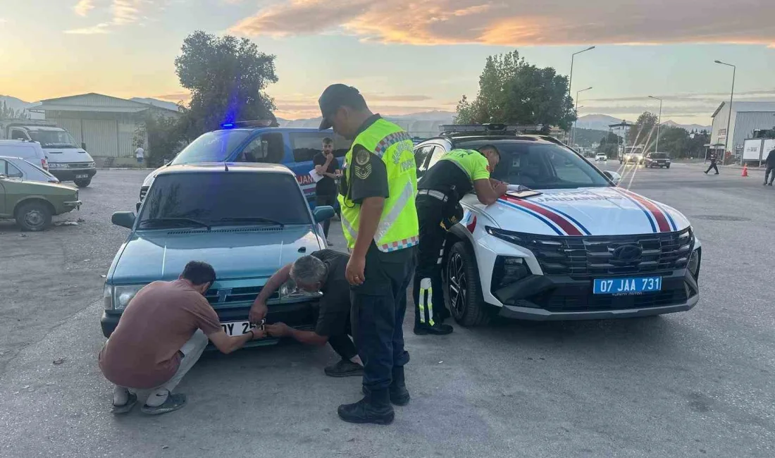 ANTALYA’NIN KUMLUCA İLÇESİNDE ARAÇ