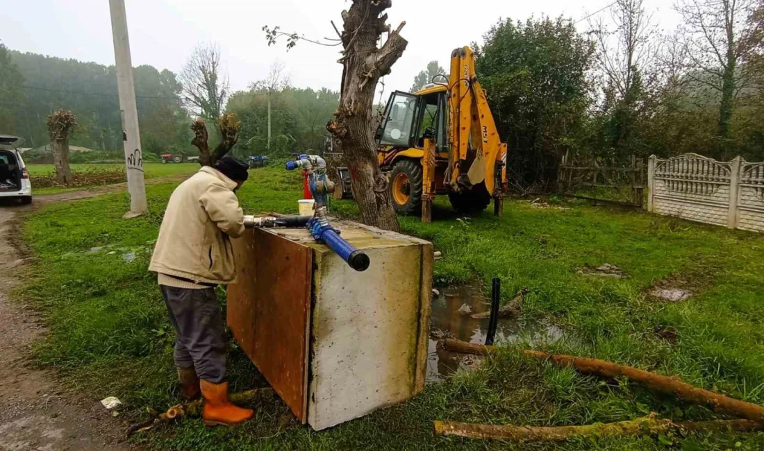 DÜZCE’DE ETKİLİ OLAN SAĞANAK