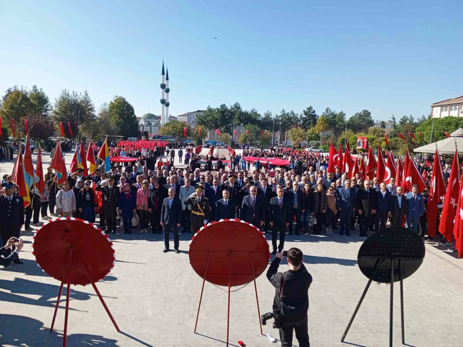 Bafra’da Cumhuriyet Yürüyüşü