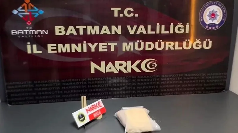 BATMAN'DA DÜZENLENEN UYUŞTURUCU OPERASYONUNDA