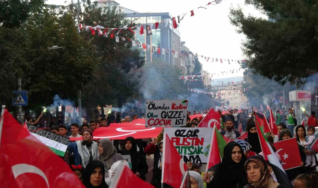 BURDUR’DA İSRAİL'İN GAZZE İŞGALİNİN