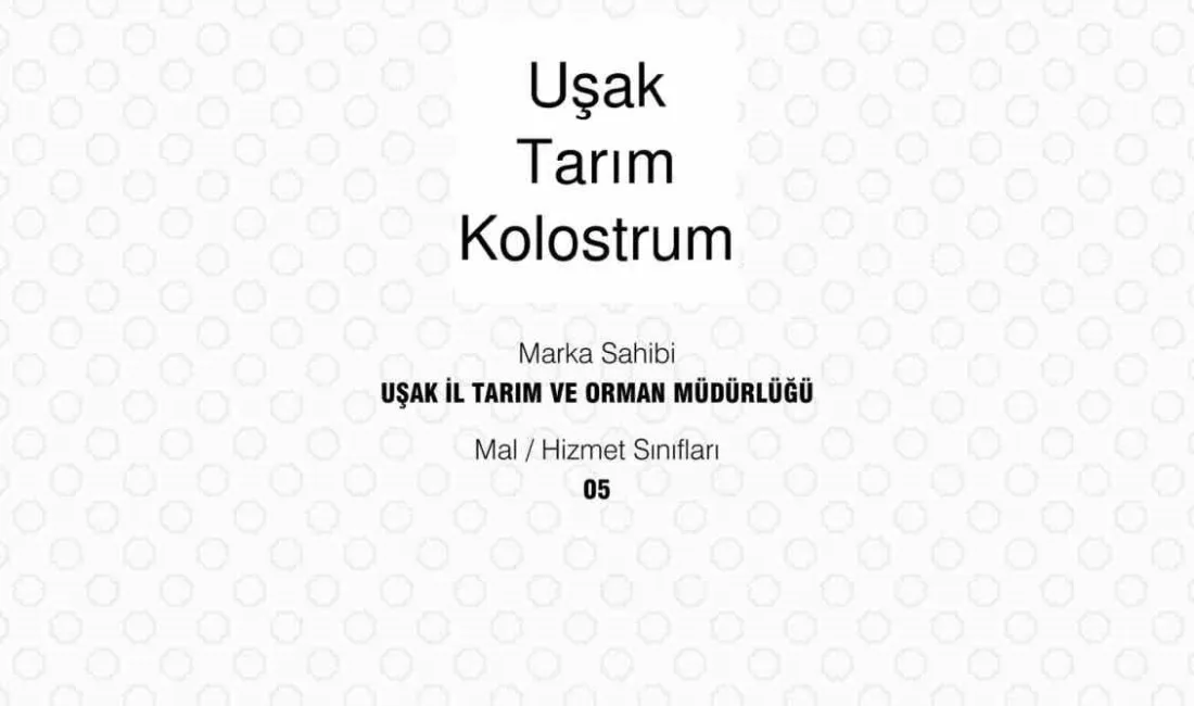 UŞAK İL TARIM VE ORMAN MÜDÜRLÜĞÜ, MATERNAL ANTİKOR EKSİKLİĞİNE BAĞLI