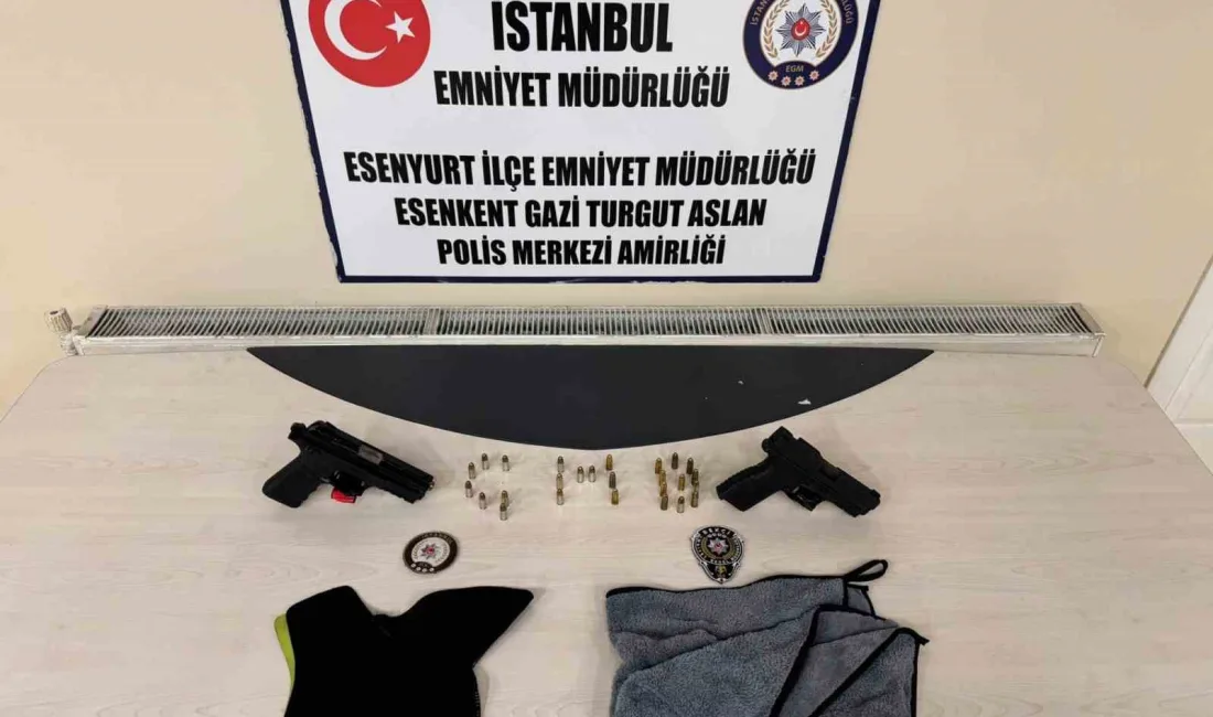 İSTANBUL ESENYURT’TA ÇALINTI MOTOSİKLET