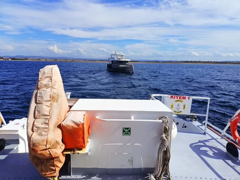 ÇANAKKALE BOĞAZI’NDA MAKİNE ARIZASI