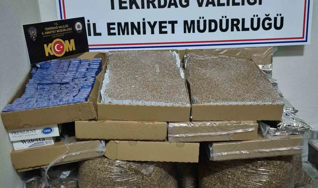 TEKİRDAĞ'IN ÇERKEZKÖY İLÇESİNDE DÜZENLENEN